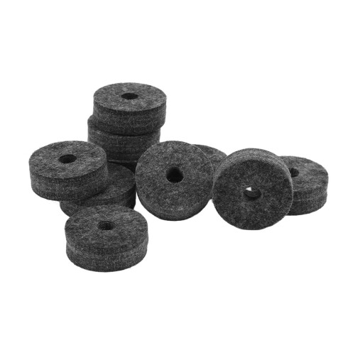20pcs Gray Cymbal Felt Washers, 4cm Stand Replacement Pads 1