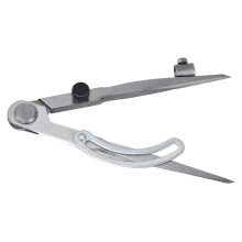 Professional 250mm Carbon Steel Wing Divider Gauge with Lock for Woodworking