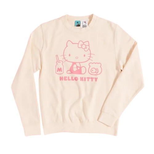 Hello Kitty Hello Kitty Unisex Adult Outline Sweatshirt