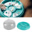 Watch Movement Dust Cover Storage Box, 6 Grids, Plastic, 103mm 1