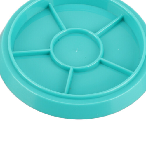 Watch Movement Dust Cover Storage Box, 6 Grids, Plastic, 103mm 2