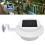Waterproof Solar Gutter Lights 3 LEDs, 12x6cm, White 1