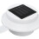 Waterproof Solar Gutter Lights 3 LEDs, 12x6cm, White 4