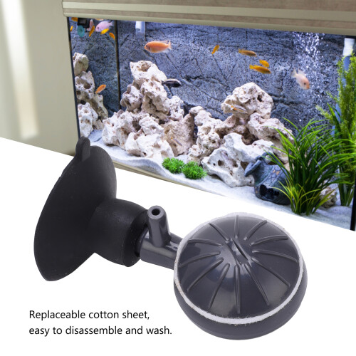 Adjustable Fish Tank Air Refiner with Suction Cup Oxygen Bubble Generator 2