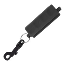 Trou de tir à l'arc en silicone avec bande antidérapante et clip en plastique pour arc recourbé noir