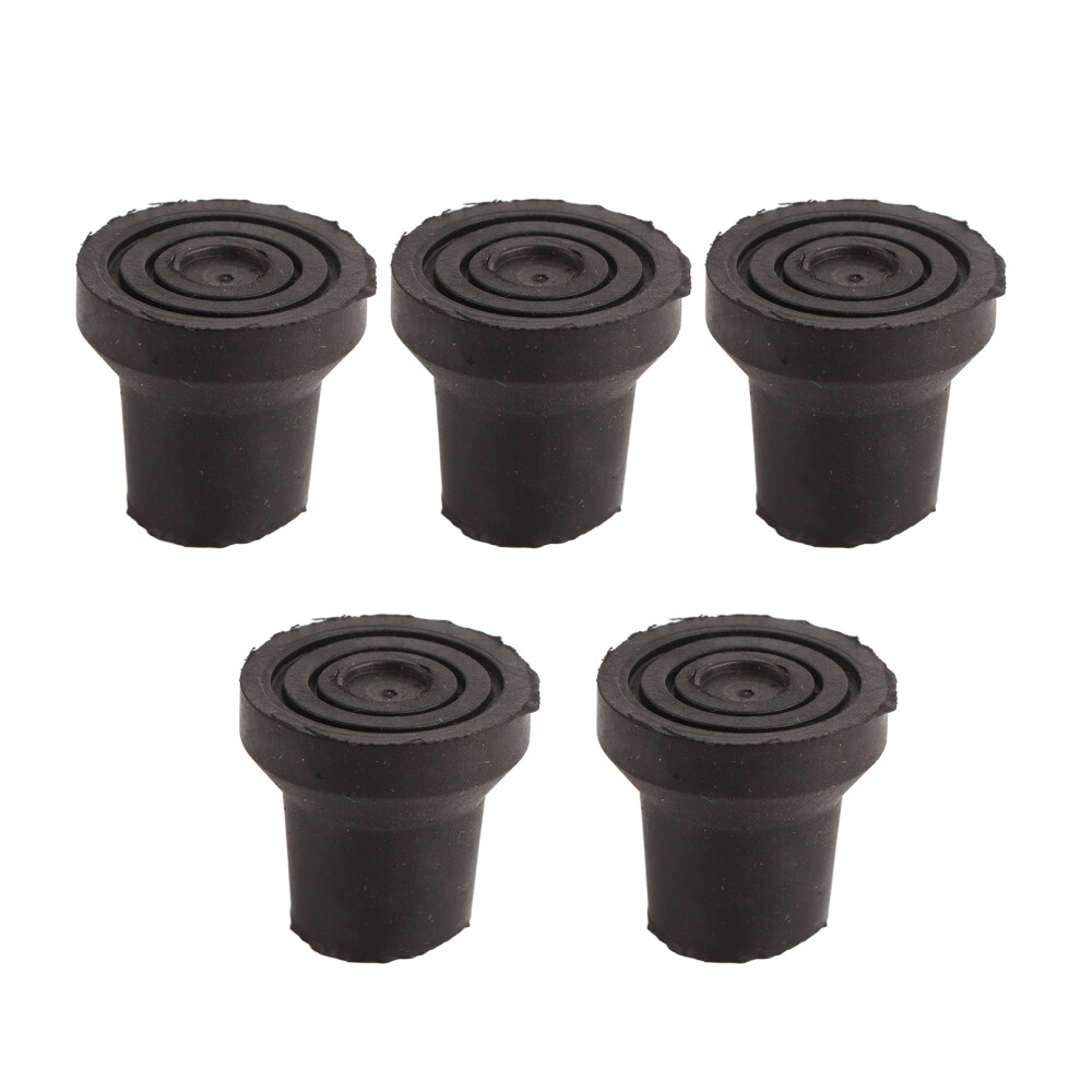 Shock Absorbing Cane Tips Replacement Non Slip Rubber Feet For Walking Aid Salon Perm Tray Support Folding Canes Portable Shampoo Bowl Compatible