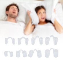 Comfortable Silicone Nasal Dilator Set for Snoring Includes Case