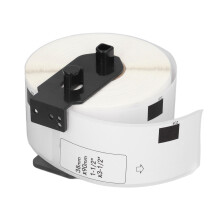 38x90mm Reusable Heat Sensitive Labels for QL Series Printer, Black on White