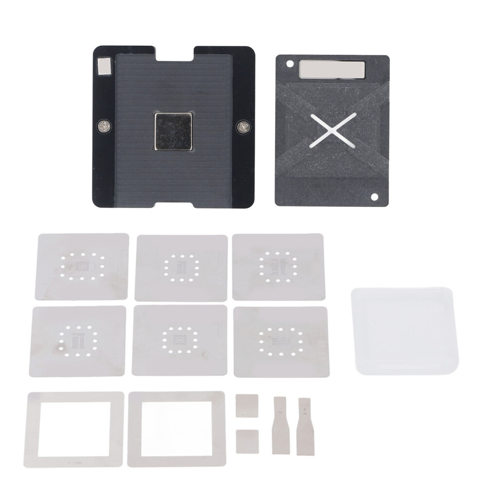 6 in 1 BGA Reballing Schablone Edelstahl
