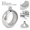 Unique 100ml Bangle Flask - Stainless Steel for Parties 2.75in Inner Size 7