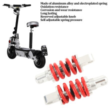 2Pcs Adjustable Aluminum Rear Shock Absorber for ATV Scooter 100mm Spring