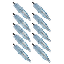 10 pièces d'aiguilles jetables pour cartouches de tatouage en acier inoxydable, course de 5 mm