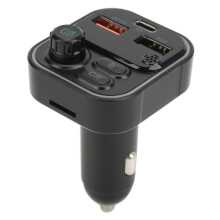 Innovative Fm Transmitter For Vehicles, Bluetooth 5.0 Radio Adapter Fast Charging Pd3.0 Car Charger With Bass Sound Support U Disk Tf Card For Sedan