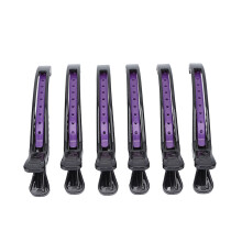 Pinces à cheveux antidérapantes pour femmes, qualité salon, couleurs tendance et coiffures polyvalentes, lot de 6, noires et vertes, résistantes