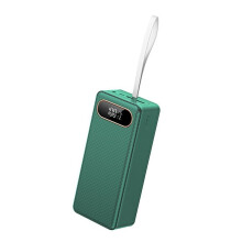 18650 Batterij Power Bank Case QC3.0 15W PD Snel Opladen 21x18650 Batterij Opbergdoos 15W Draadloos Opladen Shell Groen