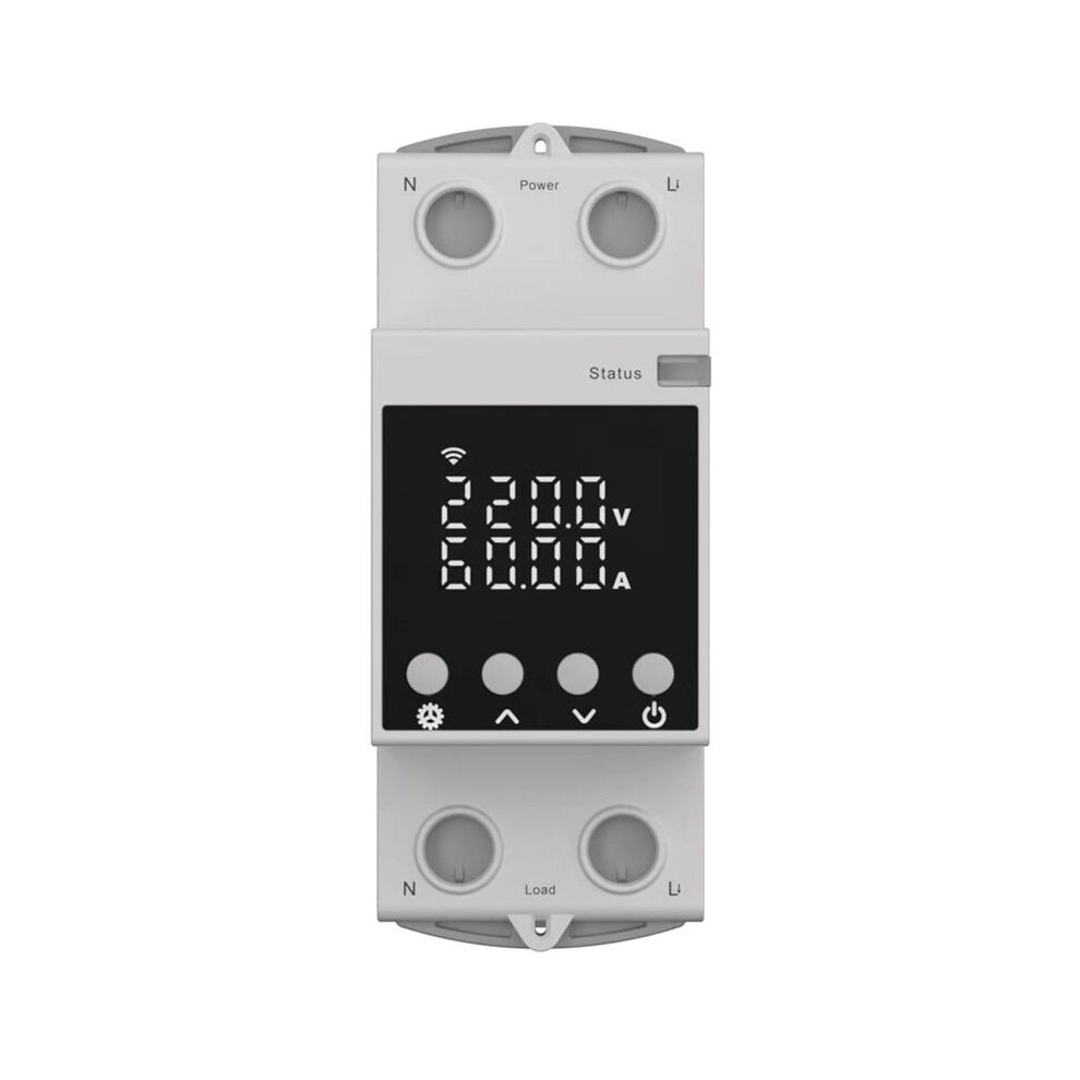 Tuya Wifi Relay Lcd Display Adjustable Overvoltage, Undervoltage And Overcurrent Protector Remote Control 6032981938168