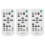 3X Universal RM-PJ8 Projector Replacement Remote Control for  RM-PJ5/PJ6/PJ10/PJ12/PJ1 Wireless Remote Controller 1