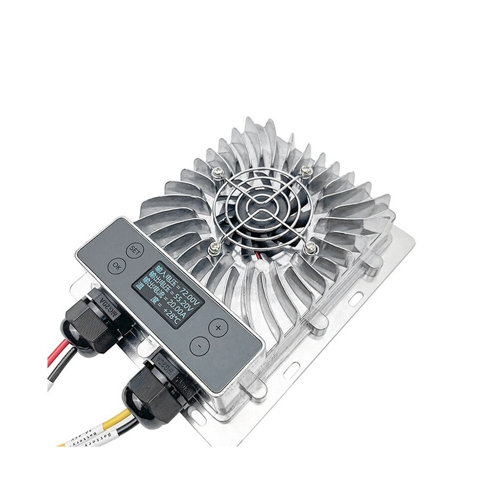 Mppt Solar Controller With Lcd Display 20-85V Voltage Adjustable Efficient Photovoltaic Step-Down Module 6032011292208