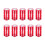 10pcs Parallel Battery Adapter Battery Holders Reusable Rustproof Convenient AAA to C Size Converter 1