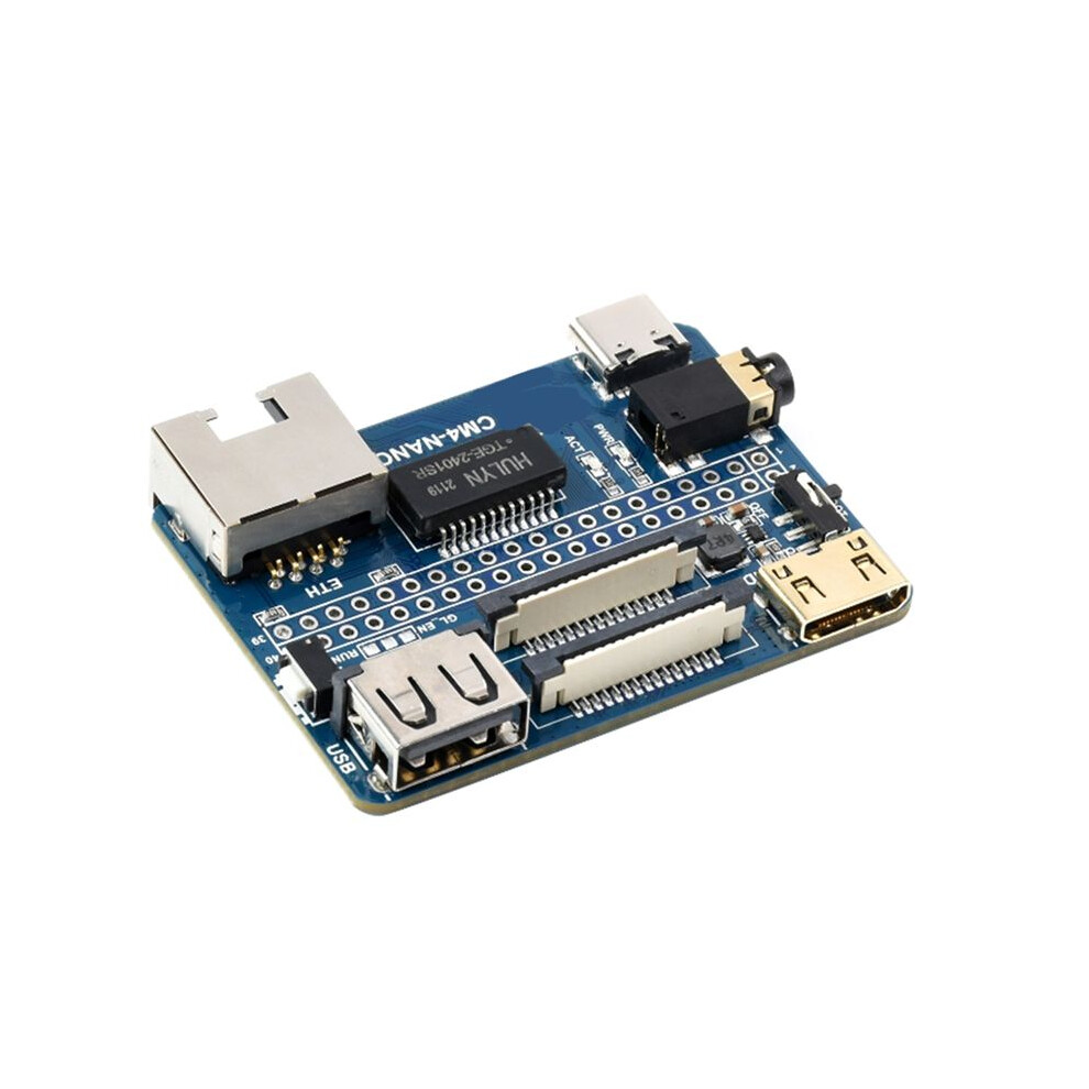 5V Cm4 Ethernet Carrier Board For Raspi Rpi Raspberry Pi Compute Module 4 Lite Emmc Io Usb Expansion Board 4713754082166