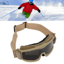 Explosionssichere Outdoor-Brille mit austauschbaren Gläsern, 22 cm khaki