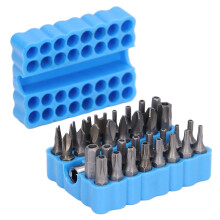 33 Stück Sicherheits-Schraubendreher-Bits 1/4 Zoll Hexagon-Schaft Werkzeugsatz für Wartung und Reparatur