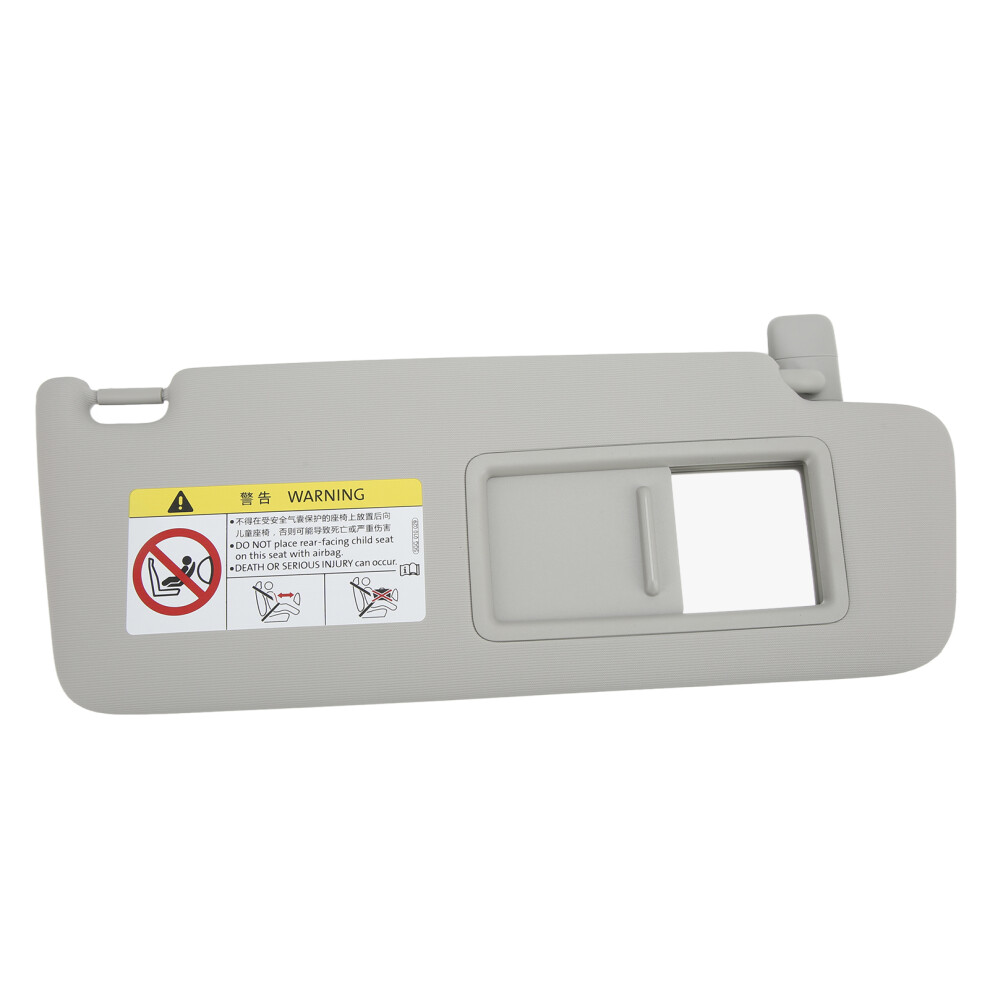 Right Car Sun Visor Inner Front Replacement For Mk7 2014Â2017 Models Gray 4981376208596