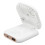 Portable Handheld Neck Fan, 3.7V 3000mAh, Foldable, USB Charging, White 14