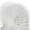Portable Handheld Neck Fan, 3.7V 3000mAh, Foldable, USB Charging, White 9