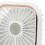 Portable Handheld Neck Fan, 3.7V 3000mAh, Foldable, USB Charging, White 7