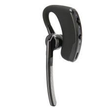Cuffia Bluetooth Nera, Batteria da 90mAh Ricaricabile, Cancellazione del Rumore, Mani Libere