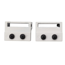 fermoporta a battente bianco Binario scorrevole hardware resistente accessorio in metallo