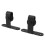 Mini-Schwarz-Schiebetor-Schiebehardware-Rollen-Set für Schränke, 628 g 5