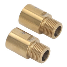 Extensions de pédale durables en acier doré de 20 mm pour vélos de 9/16 pouces