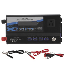 Modified Sine Wave Inverter LCD Display 700W DC 12V To 110V AC Converter Car Power Inverter With USB Ports Automatic Protection Low Noise Short