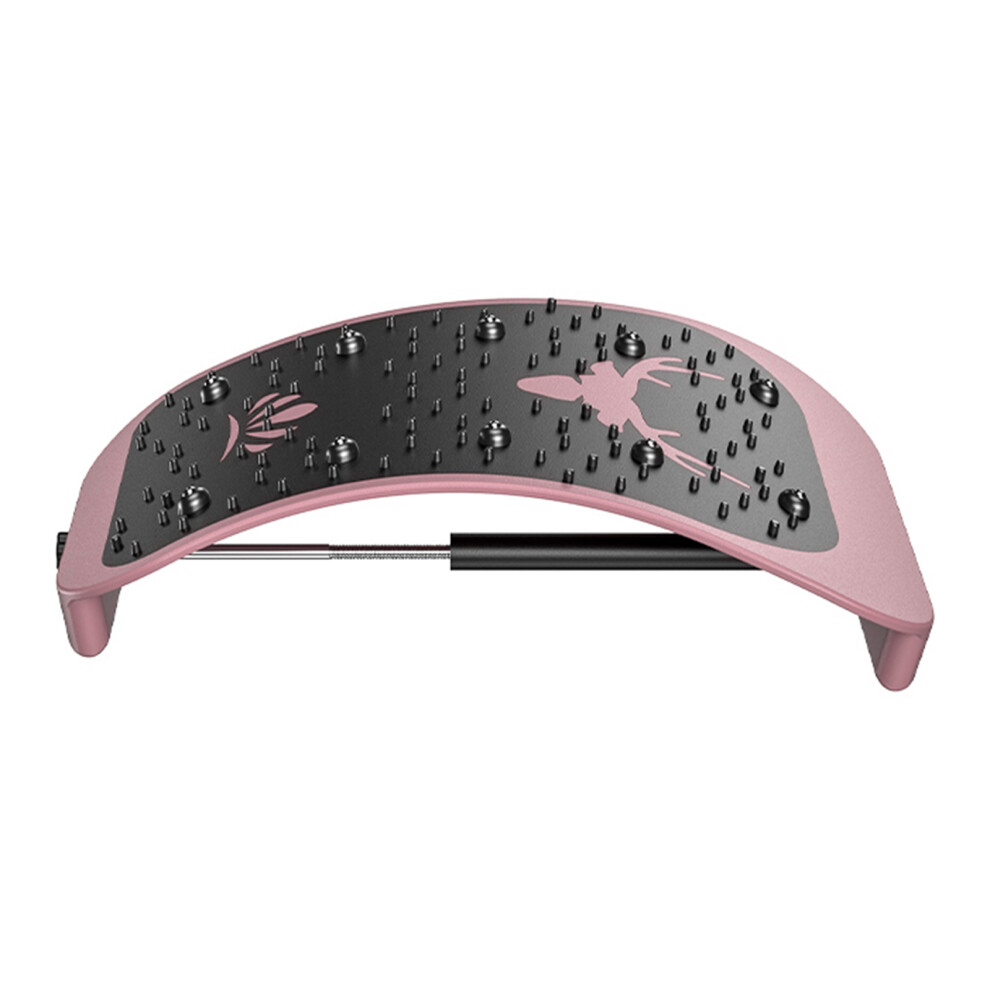 Back Stretcher For Lumbar Support Adjustable Spinal Decompression Device Lower Back Pain Relief Ergonomic Back Cracker With Massage Points Universal U