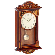 Mini Puppenhaus-Uhr 1:12 aus Holzlegierung Elegantes klassisches Dekor für Puppenhäuser