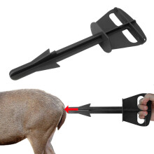 outil en plastique Butt Out pour nettoyage anal du cerf et du bétail, grand, 31x11,5 cm