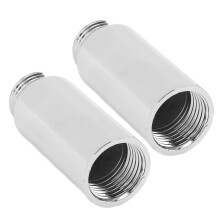 Edelstahl-Duschrohrverlängerung 2 Stück Chromatiert 5,1 cm/2 Zoll