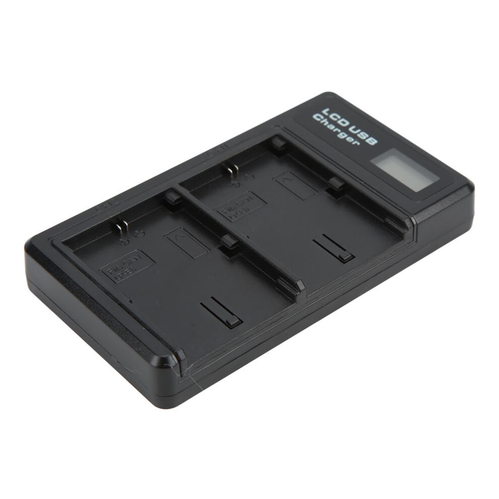 Lpe6 Camera Battery Dual Usb Charger With Typec Interface And Lcd Display 8421376217281