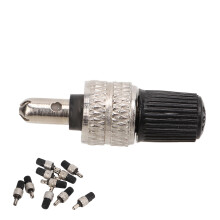 10pcs Nickel Plated Brass Bike and Electric Vehicle Tire Valve Cores