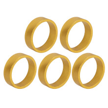 5pcs 10mm Aluminum Bike Headset Washers, Gold, Mountain & Road