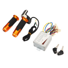 Contrôleur de moteur double vitesse 24V 500W avec clés de verrouillage et boîtier en alliage d'aluminium