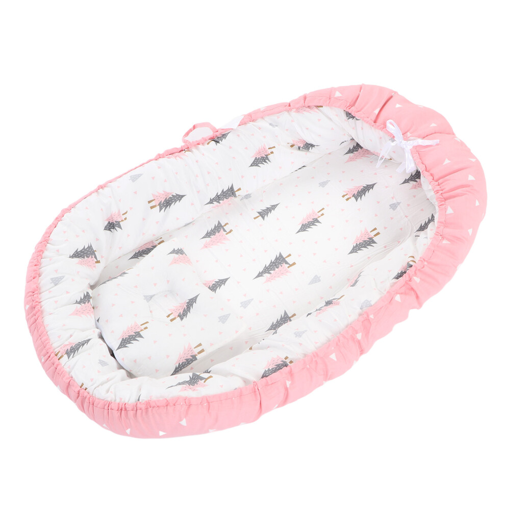Pink Forest Baby Lounger Cover - Soft, Breathable, 50x85cm-image-OPC-PPWGGXT-NEW