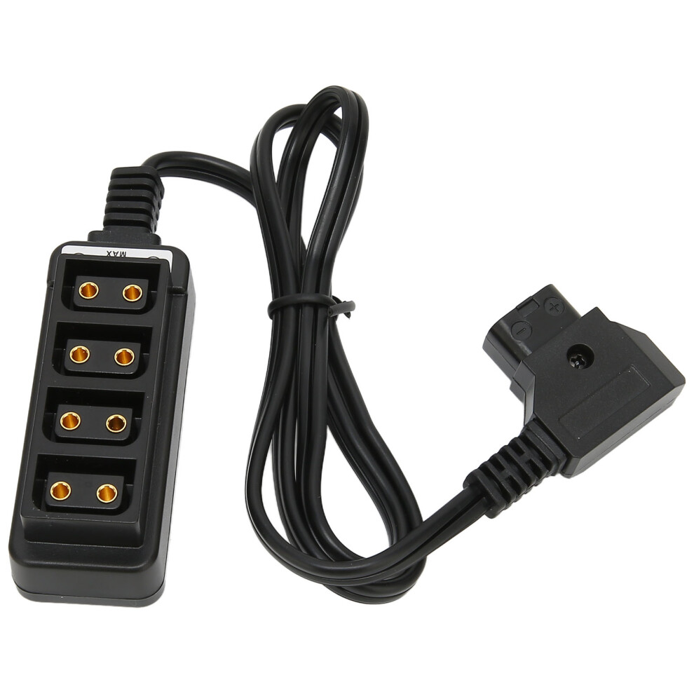 D Tap Male To 4 Port Female Power Splitter Adapter For Camera Batteries 6951376224986