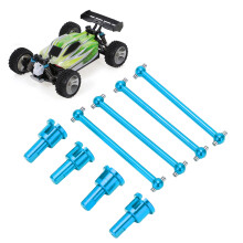4pcs Aluminum Dog Bone Differential Joints for 1/18 RC Cars Blue