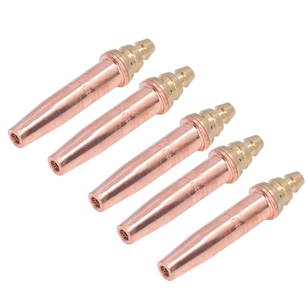 5Pcs G03-6# Welding Nozzles Split Isobaric Propane Gas Torch Tips 8481376229356