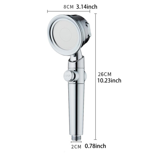 Handheld Shower Filter Combo with Enhanced Flow, Luxury Rainfall Shower Head Experience, Three-Level Water Modes for Personalized Cleansing, 1
