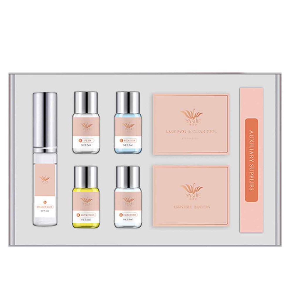 Lash Lamination Starter Kit For Salon-Quality Finish, Easy To Use With Gentle And Does Not Hurt Eyelashes Formula, Quick Perming Solution With