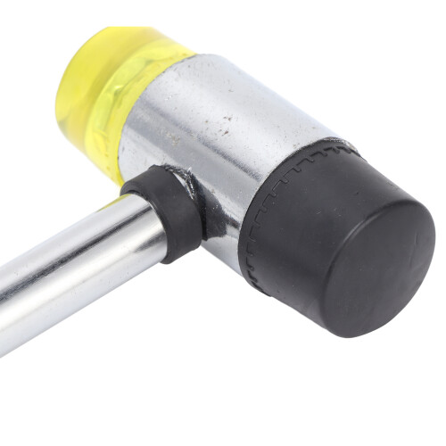 Double Faced Steel Rubber Hammer | 255mm, Φ30mm Handle Tool 2